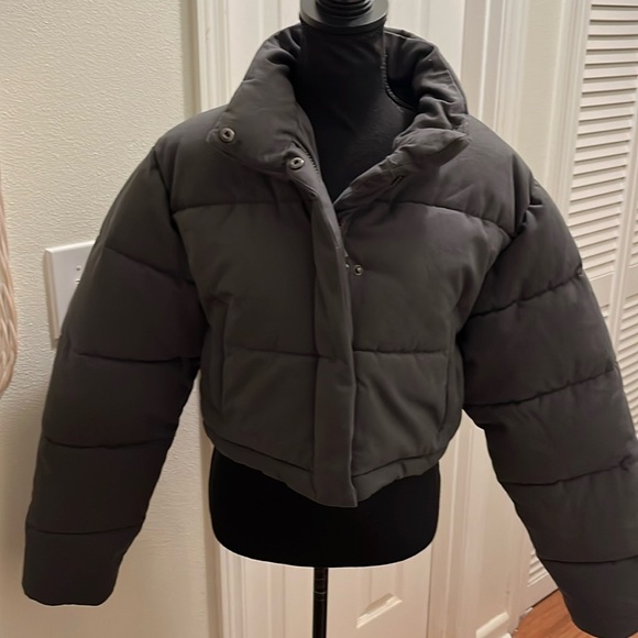 Pink Soda Sport Crop Puffer jacket - Picture 1 of 9